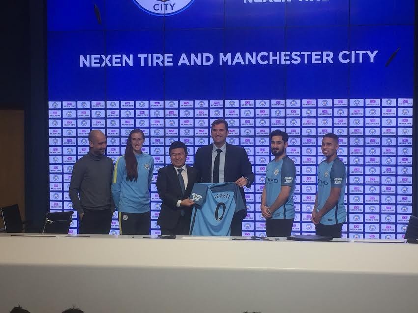Manchester City become first Premier League club to land sleeve sponsorship with Nexen Tire deal