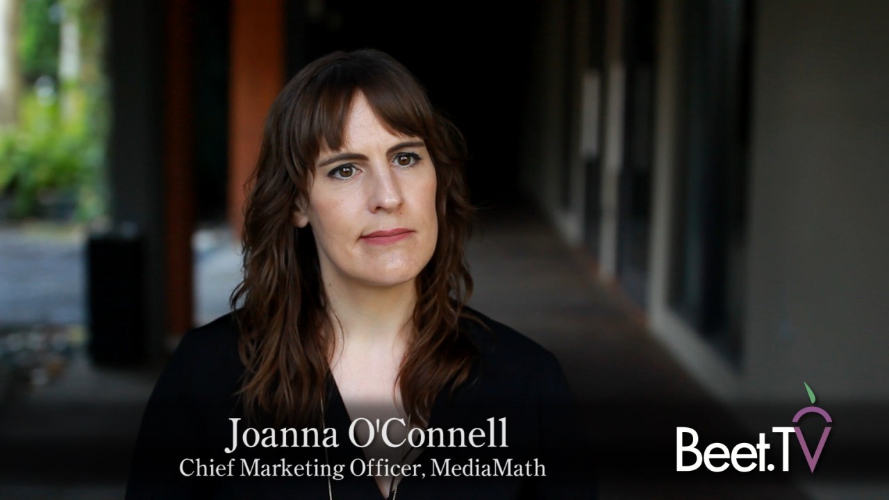 Data as a conversation starter is a key component to marketing success today, notes Media Maths' Joanna O'Connell