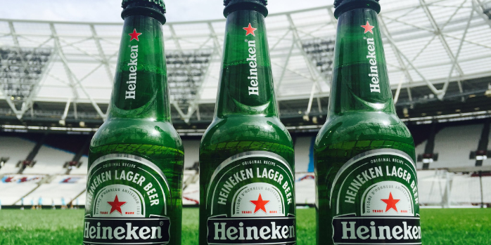 West Ham forever blowing Heineken bubbles signing 5 year drinks partnership