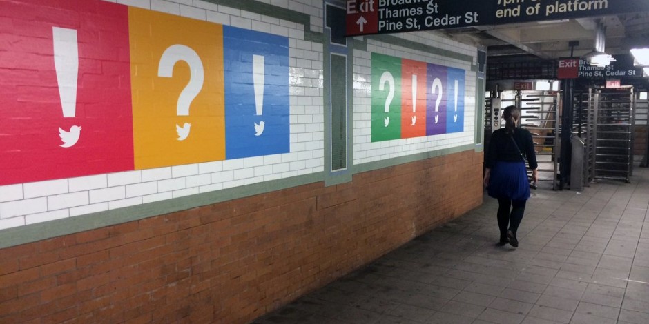 Twitter ads take over New York subways as potential buyers cool interest