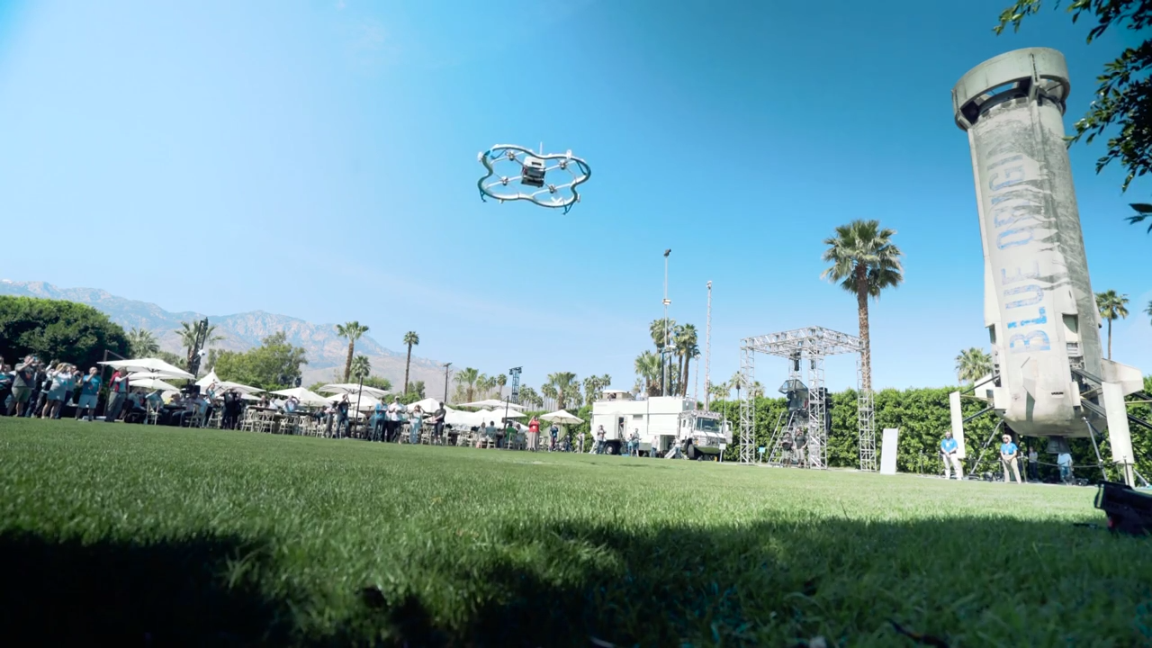 Amazon casts shade at retail rivals with its first public Prime Air delivery - a box of sunscreen