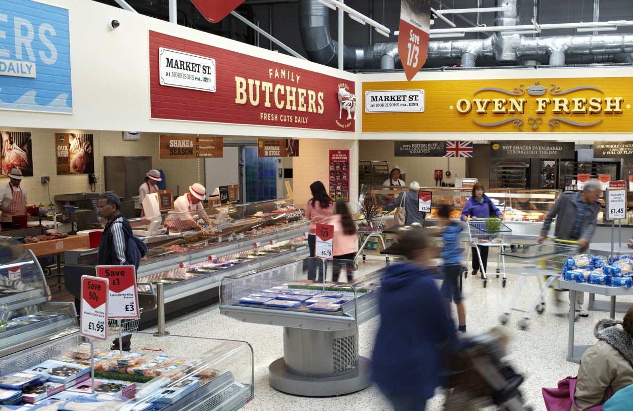Morrisons Market Street Unveils New Bulkhead Signage With Elmwood The