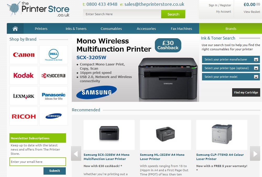 The Printer Store Unveils New site And Brand With Exact Abacus The Drum