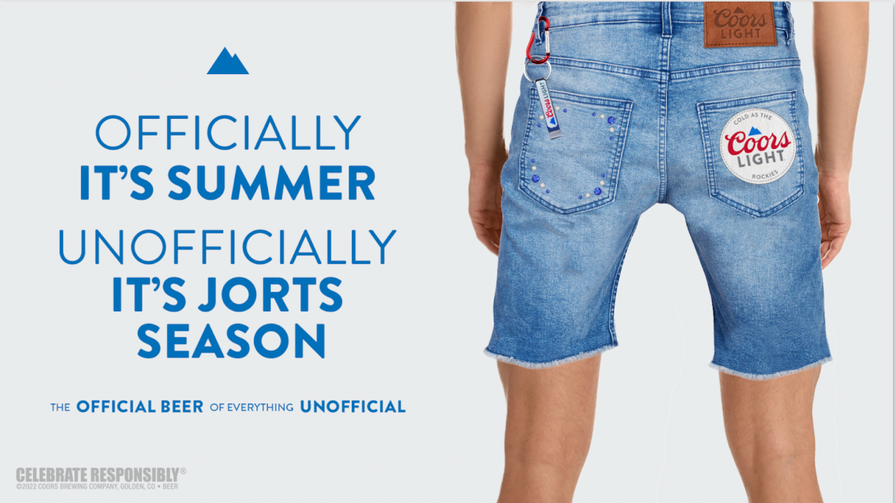 Coors Light Wants You To Celebrate The ‘unofficial’ Start Of Summer With Jorts The Drum