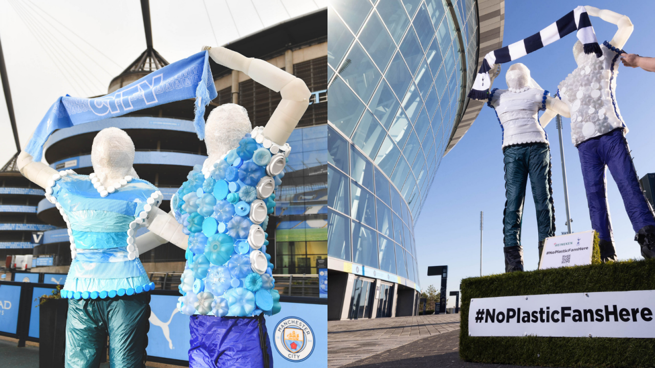 Heineken Commissions ‘reclaimed Plastic’ Football Fan Statues To Spur