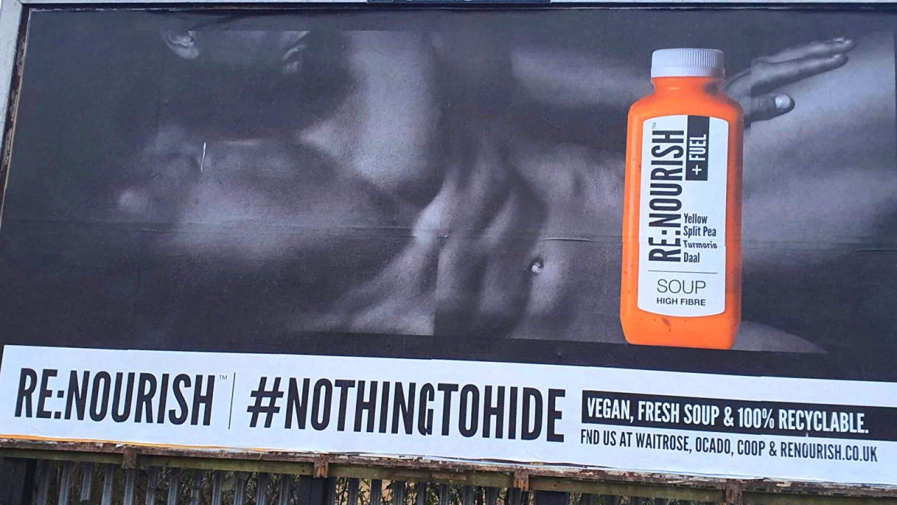 Re:Nourish Ad Featuring Soup-obscured Penis Banned - Vimarsana News