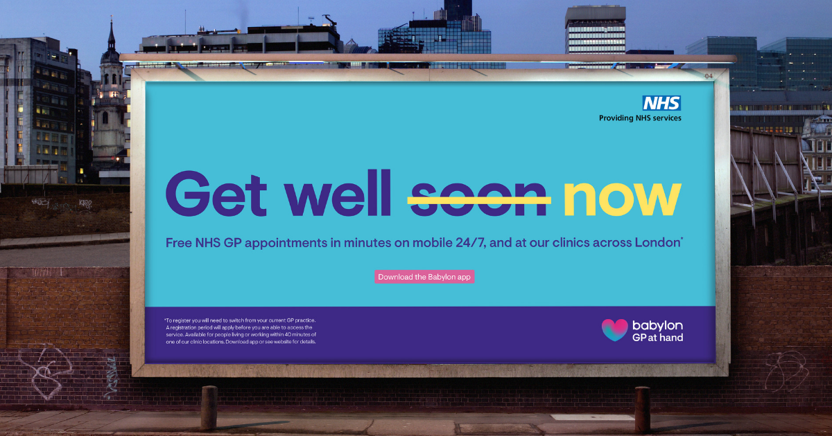 Babylon's Divisive GP At Hand App Launches Bold 'Get Well Now